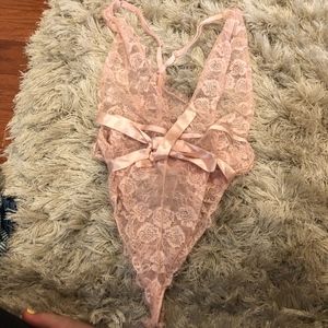 NWOT Baby Pink Lace Lingerie